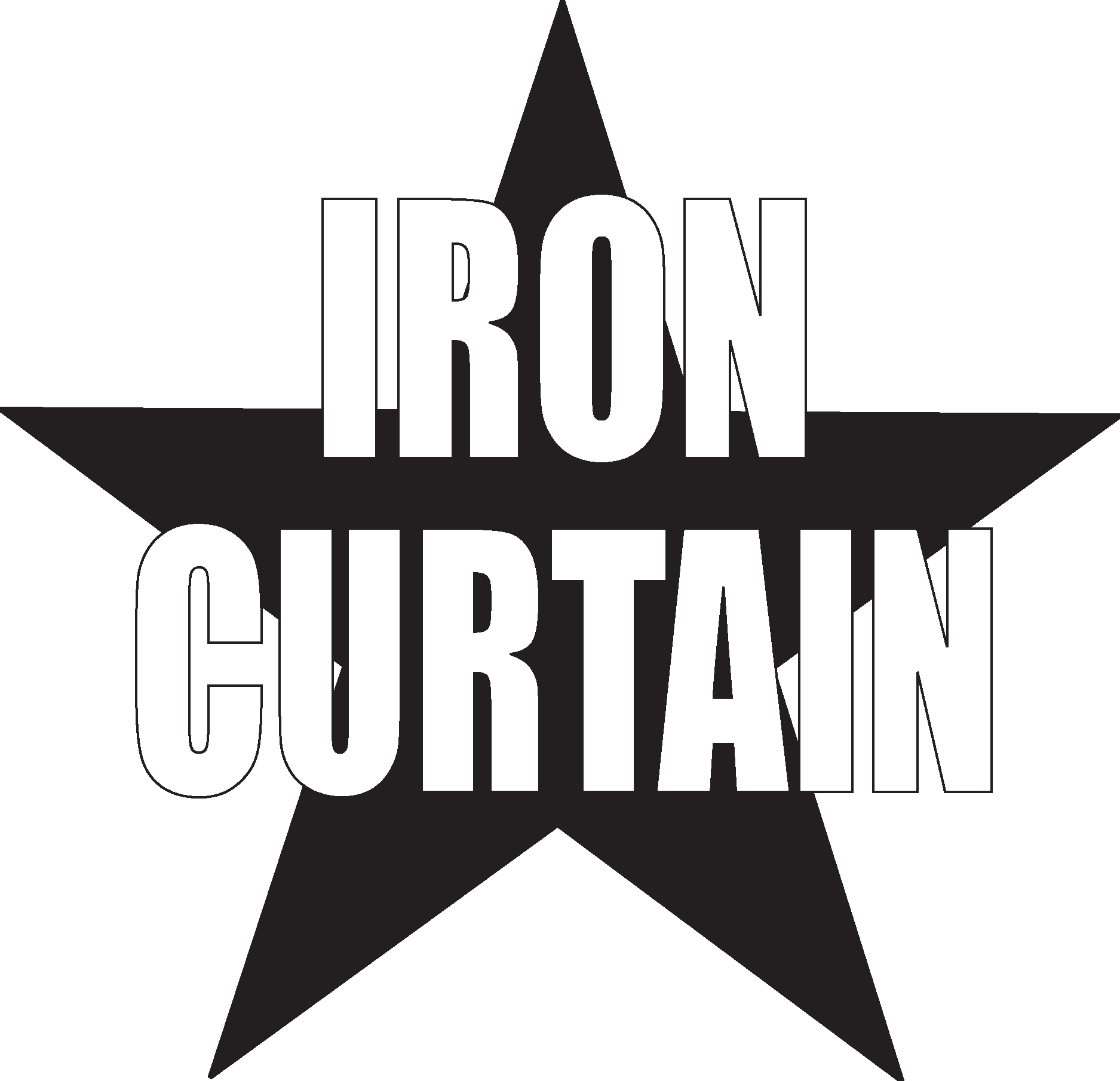 Iron Curtain Logo Vector Logo